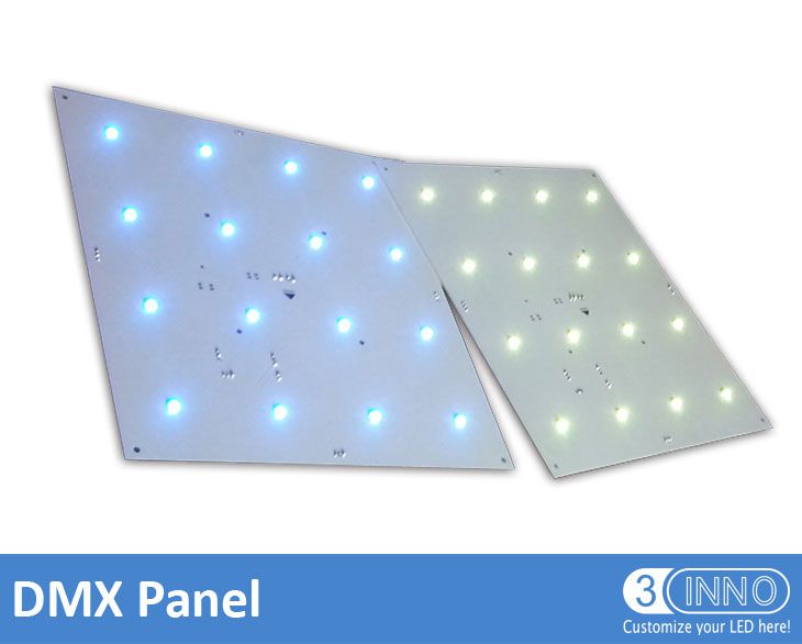 Video Panel de iluminación de luz RGB LED Pixel Pixel Video módulo etapa Pixel Panel LED Panel iluminación LED Panel discoteca Panel iluminación LED Backlight Panel 16 píxeles Panel RGB Panel de pared